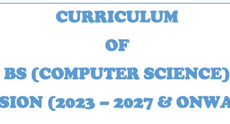BSCS SOS 2023 to 2027 Women Univeriesty